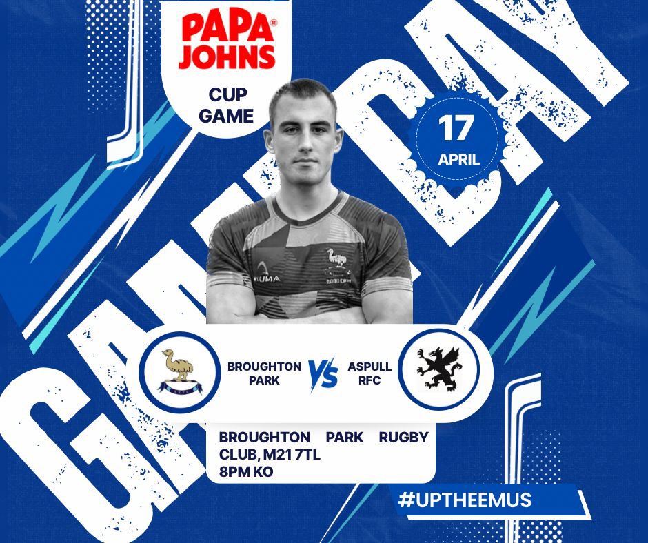 🚨 THURSDAY NIGHT LIGHTS🚨

The 1st xv travel to Broughton Park this Thursday in the papa John’s cup 8pm kick off, hope to see as many of you loyal fans there 

Up the emus