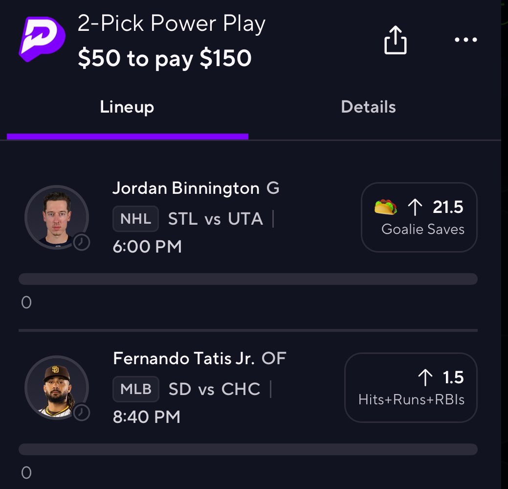 PrizePicksPapa's tweet image. #NHL taco pair 🌮🏒

Utah out of the playoff race but they shoot the puck a lot..but fr these shitty discounts gotta be stopped 🚮

Where in the F are the baseball tacos?!?

Good luck 🍀 

prizepicks.onelink.me/gCQS/shareEntr…

#PrizePicks #PapasPicks #PapaJawnz #GamblingX #MLBX #MLB #NHL