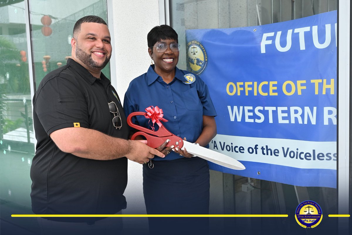 “This move that we are going to make is more than a change of address, it is a bold step towards making Justice more accessible to all, all the people of Western Jamaica.” - Public Defender Carolyn Reid Cameron, KC