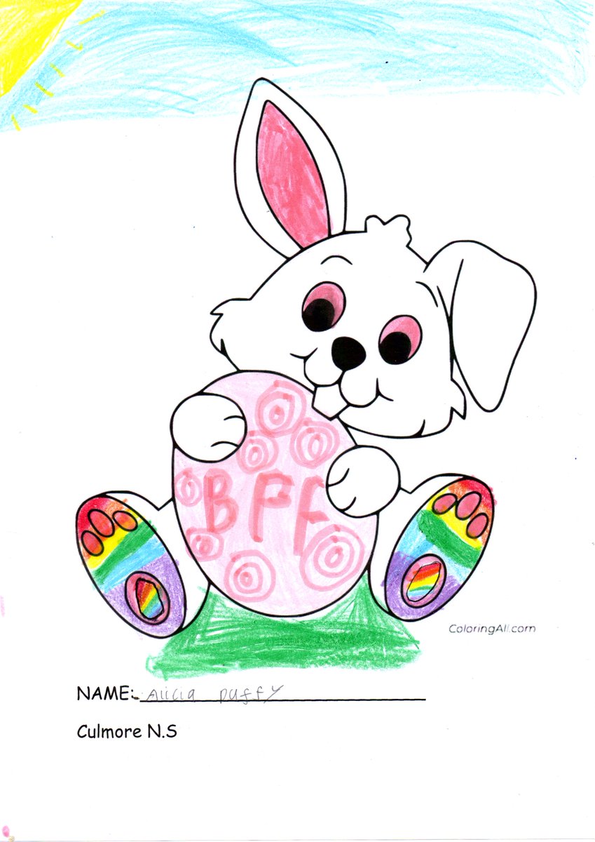 Swinford_Show's tweet image. Congratulations to all the winners from Culmore NS in the Easter colouring competition. Well done to everyone for taking part!
-Dearbhla Heffron-Hurst
-Alicia Duffy
-Winnie Philomena Maughan
-Kate Ruddy