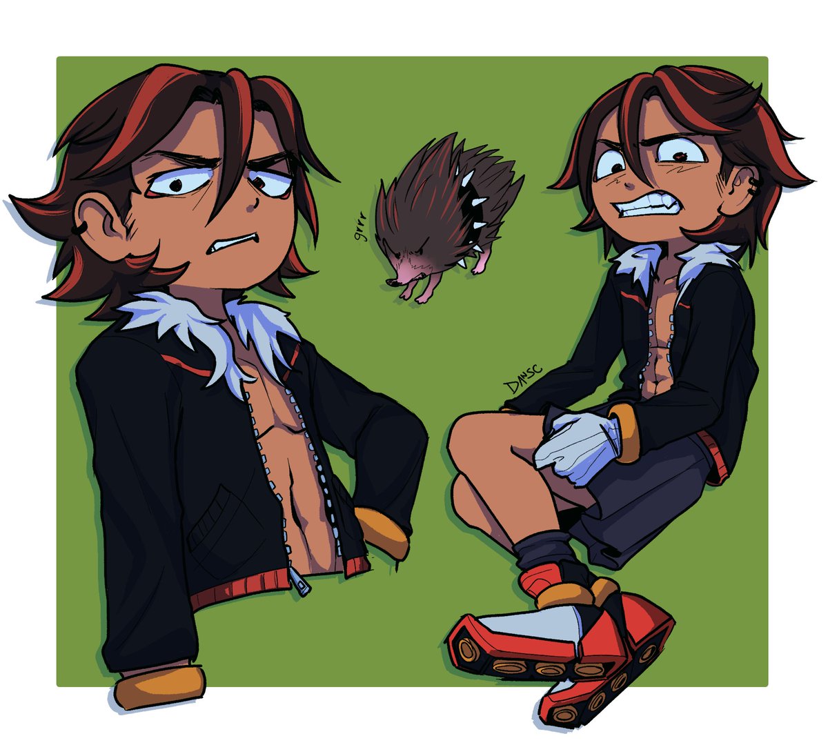 itsdansc's tweet image. te quiero mucho Shadow con faldita