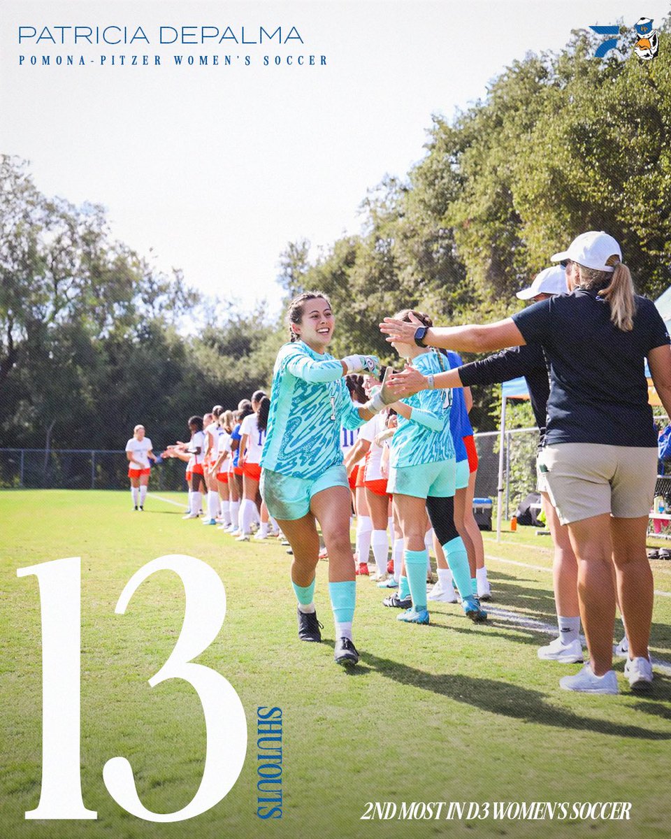 FloFC_'s tweet image. Patricia DePalma had the net on lockdown in 2024 🔒⚽️
The Pomona-Pitzer GK recorded 13 clean sheets in 2024, the second most in D3 Women’s soccer! What’s in store for the Sage Hens in 2025?? 👀🏆
#SCIACFC | @theSCIAC | @Sagehens