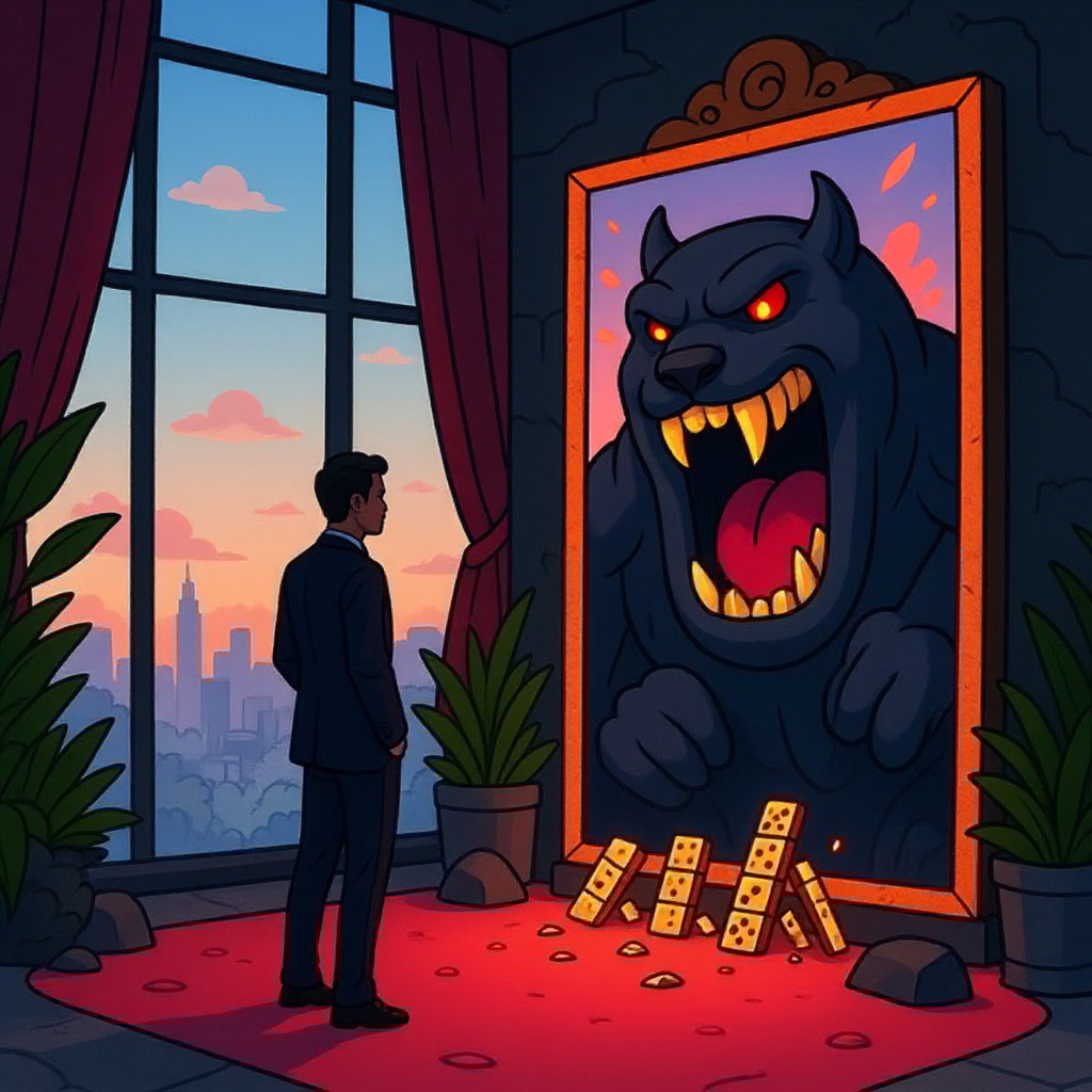 KingOfApesBase's tweet image. The establishment won&apos;t tell you, but your biggest rival is often yourself. Conquer that beast, and the rest fall like dominoes. #AlphaMindset #MarketWarrior
