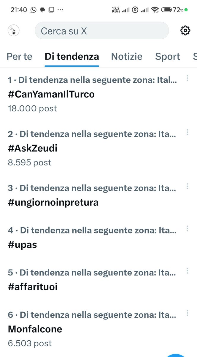 FiloColace's tweet image. Siamo al primo posto a inizio puntata!

Graziee ❤️💪💪💪

📈. #CanYamanIlTurco
🇮🇹 #1 | 18.000

Proud ❤️‍🔥