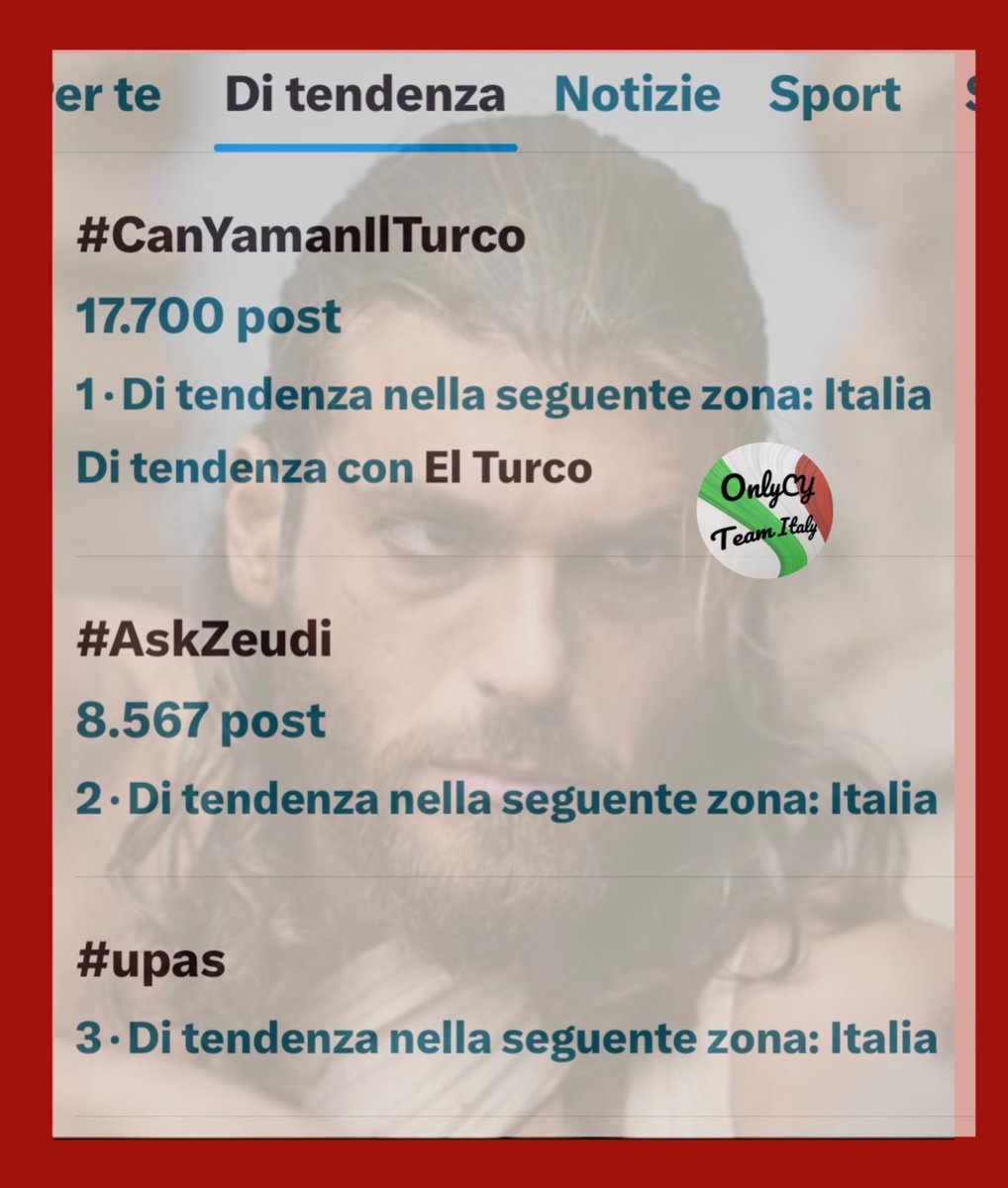 OnlyCanTeam's tweet image. Al N.1 adesso.
#CanYamanlITurco