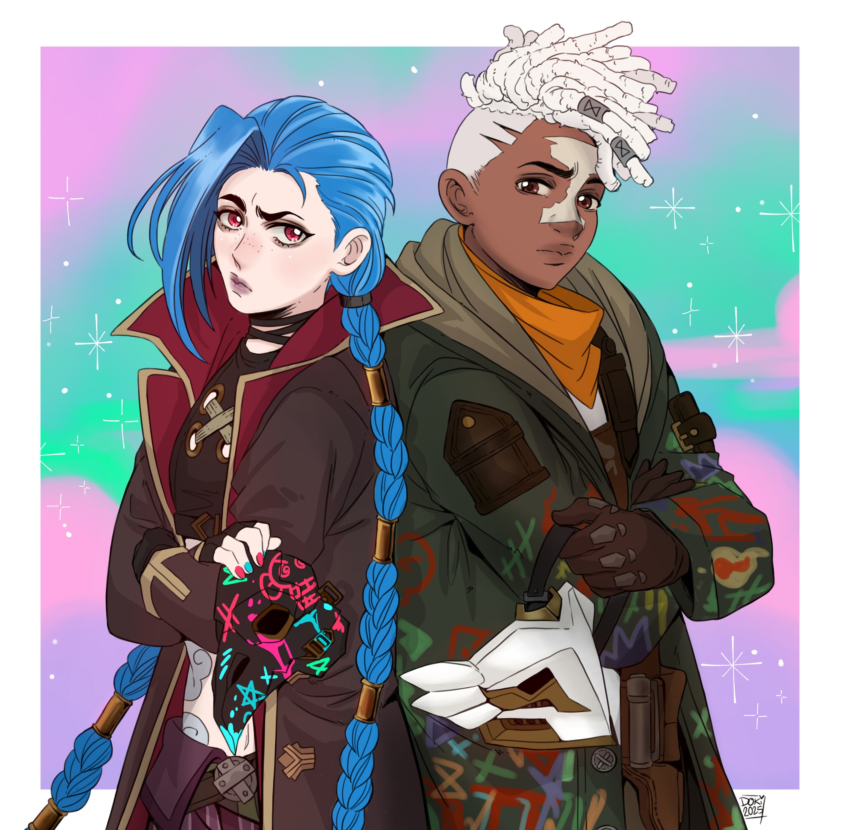 ekko ♡ anone-anone ♡ Ekko and Jinx By @mangomangoj on X | Facebook