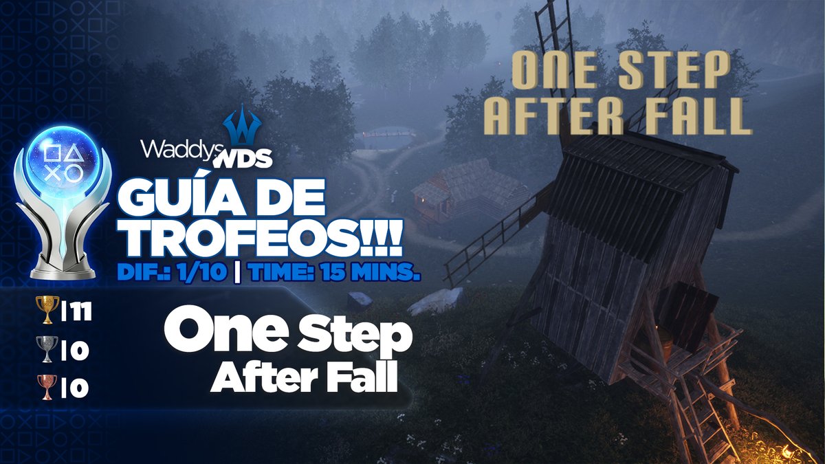 WaddysWDS's tweet photo. 🆕 #GuíadeTrofeos | #TrophyGuide

🎮 One Step After Fall
🎬 https://t.co/ZLdfWYTFn7

🦾 1/10
⏱️ 15 Mins.
🏆 12 Trophies
💱 2 Stacks

Thanks: @IndieTbgs @qubytegames 🥰
#OneStepAfterFall #Indie #Indiedev #Indiegame #Guide #Trophy #PS4 #PS5 https://t.co/17iPFfatff