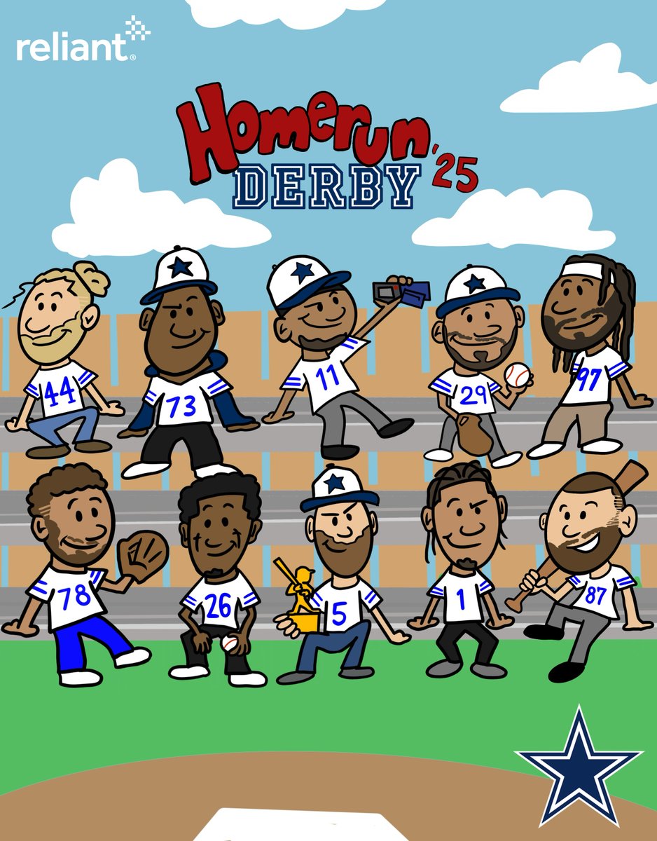 Dallas Cowboys (@dallascowboys) on Twitter photo Batter ๐
The <a href="/reliantenergy/">reliantenergy</a> Home Run Derby benefitting <a href="/SalArmyNTX/">Salvation Army North TX</a> is next Tuesday!
Learn more โก๏ธ bit.ly/42nUVb4
#ReliantDerby | #DallasCowboys Batter ๐
The <a href="/reliantenergy/">reliantenergy</a> Home Run Derby benefitting <a href="/SalArmyNTX/">Salvation Army North TX</a> is next Tuesday!
Learn more โก๏ธ bit.ly/42nUVb4
#ReliantDerby | #DallasCowboys