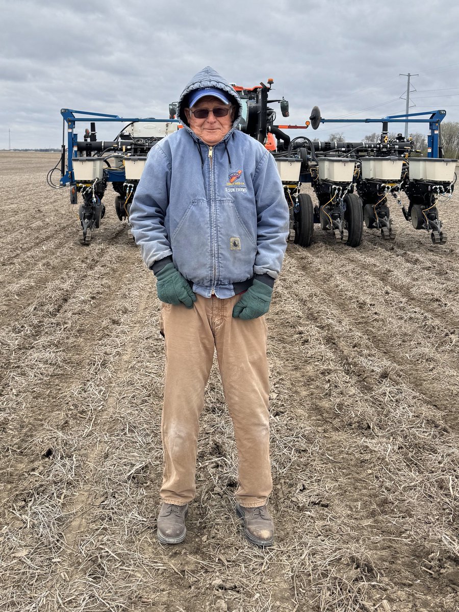 How do you know today is at red light status for planting corn? . . . When this is what you look like planting beans.