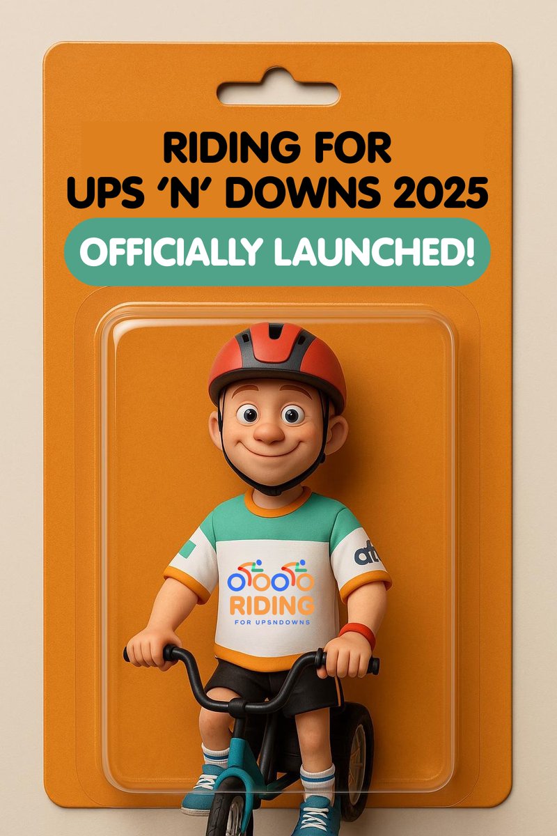 Riding for Ups 'n' Downs 2025 is back!
Ready to ride or walk with us? Find out more and sign up here: bit.ly/R4UND2025
