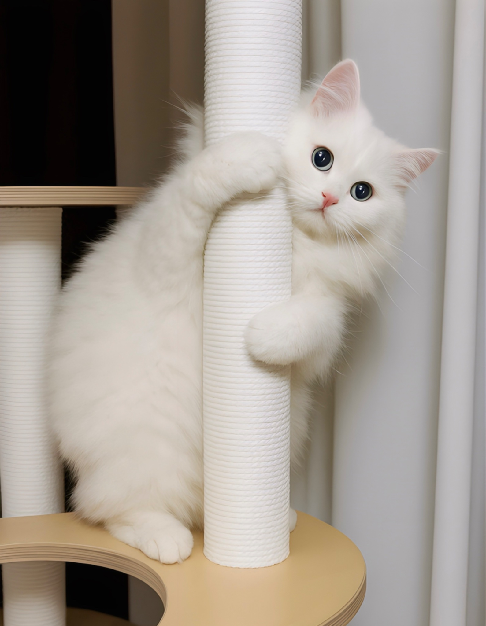 ふとましいねこ（しろ）【受注生産】お弁当ねこの猫部分 | まめ