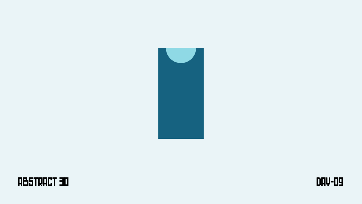 Designatiev's tweet image. Day 9 — I
Less is everything.
Today’s piece breathes simplicity.

#Abstract30 #typography #minimaldesign #blueaesthetic