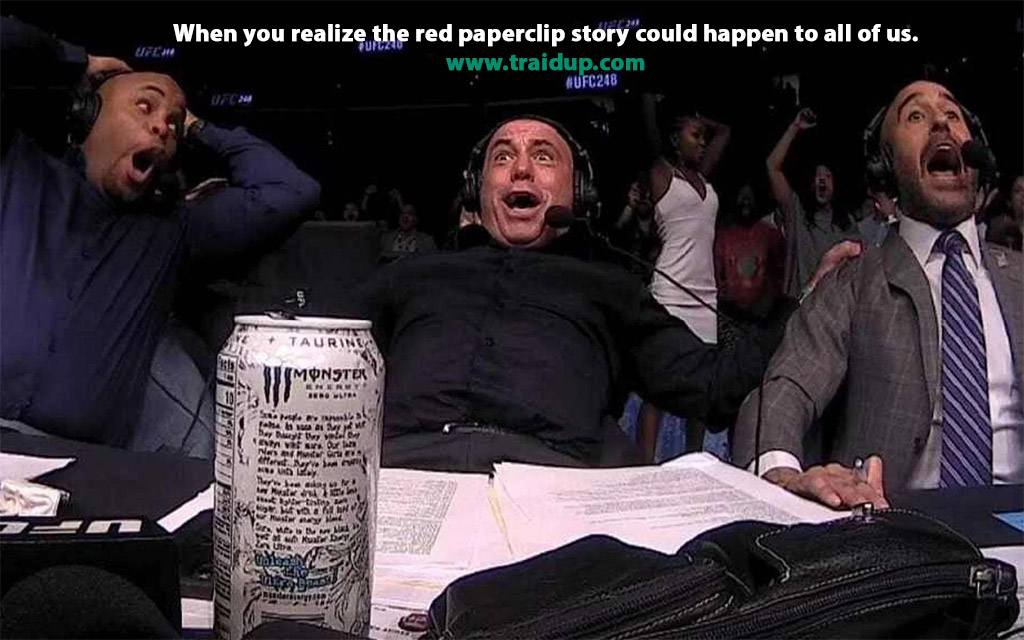 Traid_up's tweet image. Its true. Except now it won't take two years... #traidup #redpaperclip #bartering #barter #trade #neweconomy #tradeup