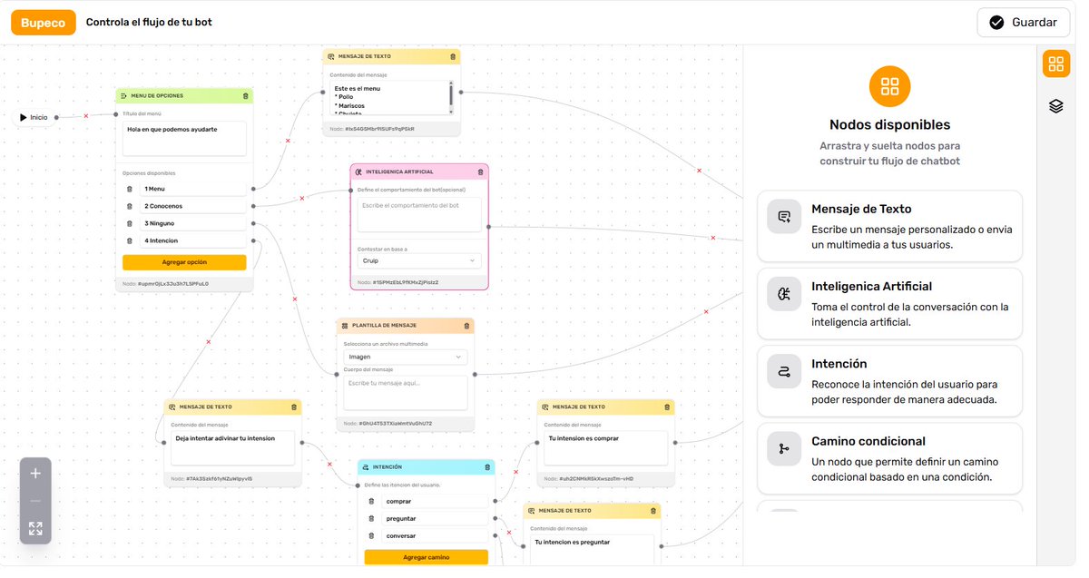 ad_astra36's tweet image. Me complace compartir un módulo clave de una aplicación integral que estoy desarrollando. Este 🤖chatbot builder ha sido diseñado con un enfoque modular y escalable, integrando diversas tecnologías modernas . #reactflow