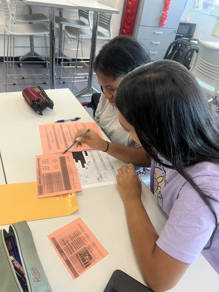 It was an escape room kind of day! We collaborated with Algebra to review for STAAR &amp; African American Studies to review the Civil Rights Movement. The student asked for more escape rooms before the end of the school year! #PHSlibrary #mUStangmagic #RISDBeTheOne #librariesinRISD
