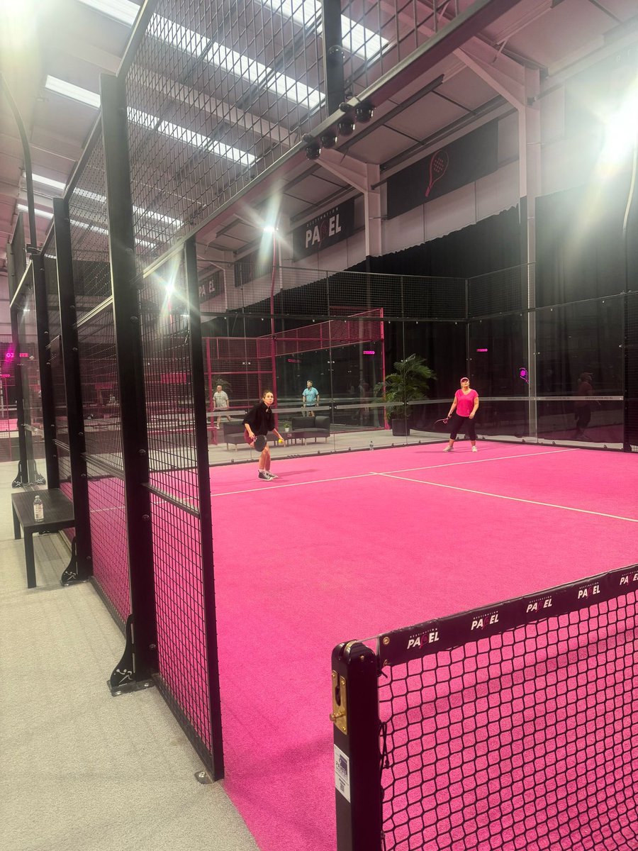 Padel with some of the team tonight!! 🎾 

Thankfully no injuries…👀