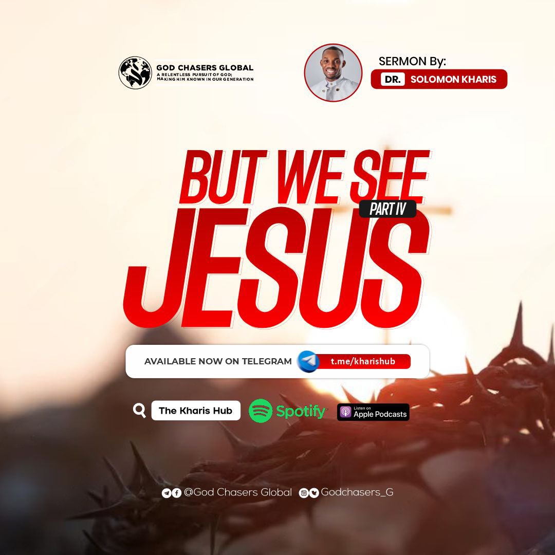 GodChasers_G's tweet photo. 🔊 “BUT WE SEE JESUS” | Part 4– Now Streaming!
God’s original plan for us was Sonship. We are no longer slaves We are no longer servants. We are sons. 

🎧 Listen now:
Spotify:
https://t.co/q7UJJAvA5o

Apple Podcasts:
https://t.co/zx0HOoLpgB

#ButWeSeeJesus
#GodChasersGlobal https://t.co/zDToyQmw36
