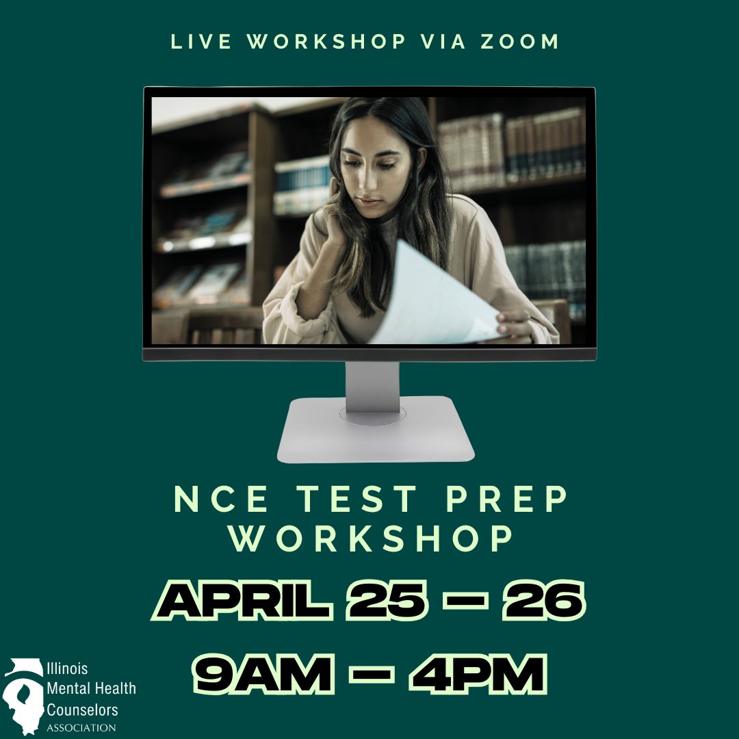 Join us on April 25th-26th to boost your confidence for the NCE!

Registration is $244 for members and $299 for non-members.

Register today at imhca.org