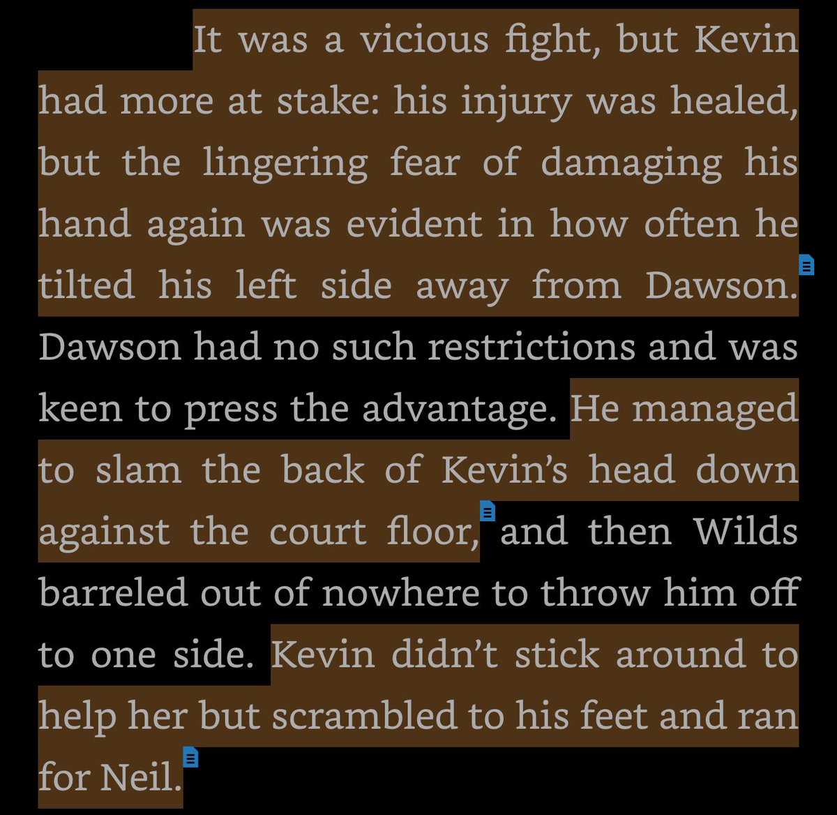 smilingjosten's tweet photo. I would like to talk about the fact Kevin got his head slammed into the court floor and probably has a concussion but still ran to Neil https://t.co/EX2TzfZd7z