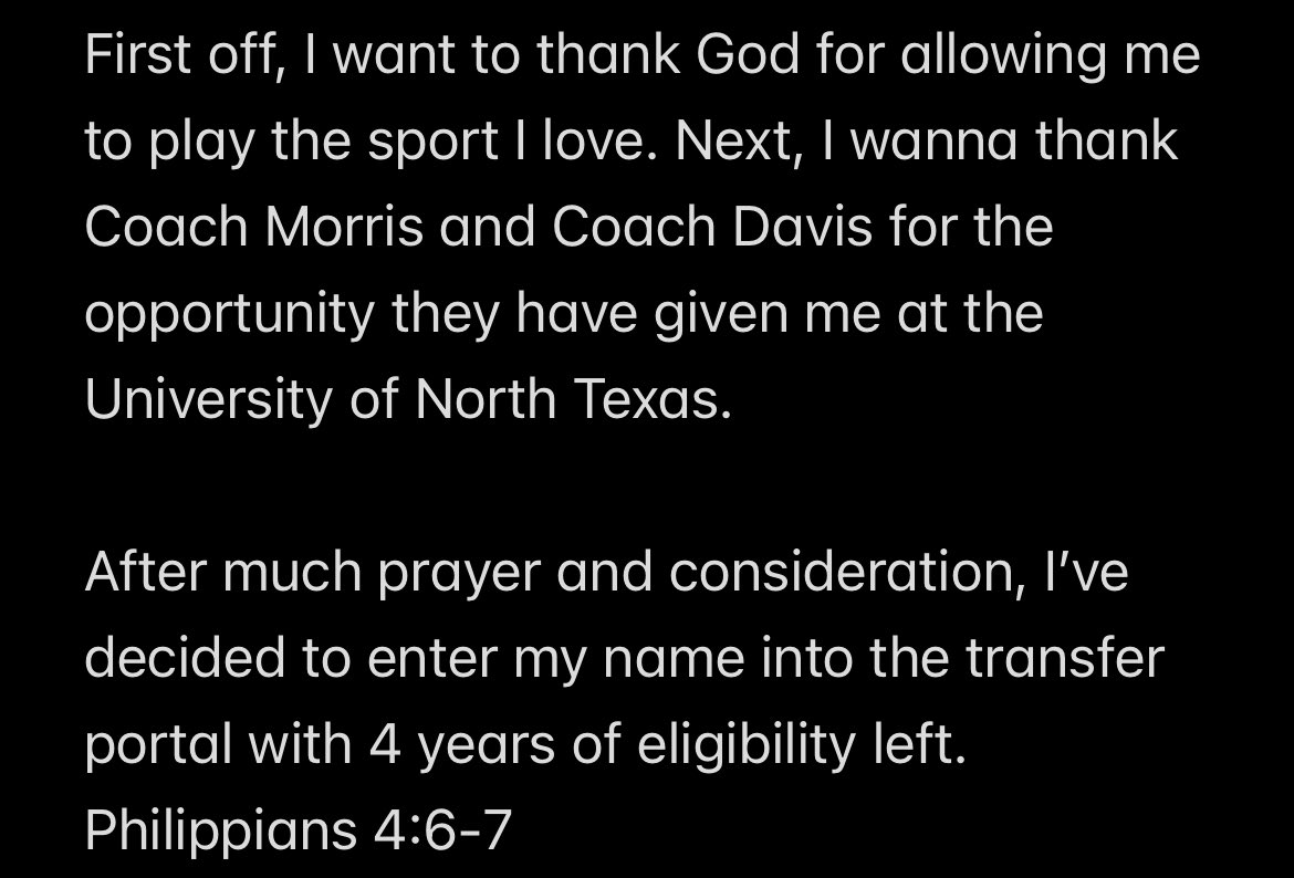 Thank you Denton 💚🤍