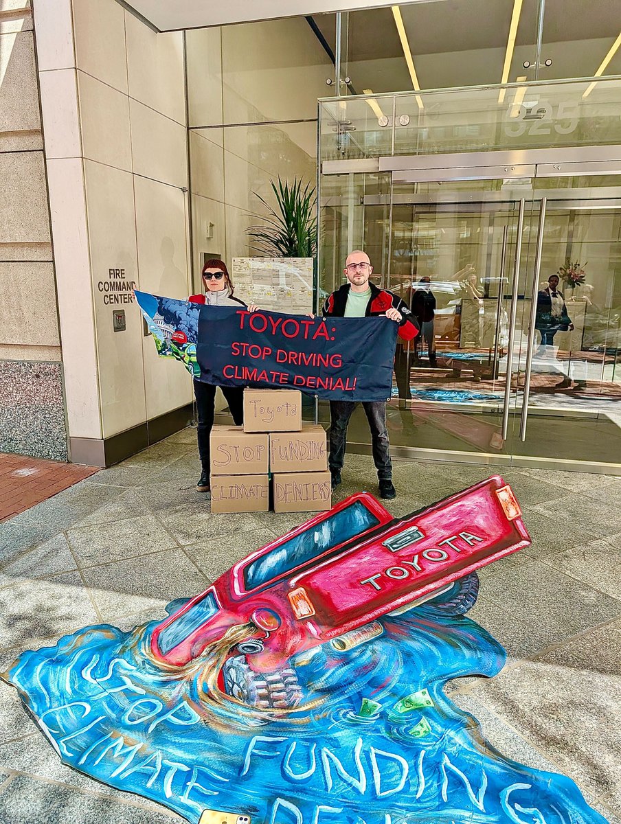 Adam Zuckerman (@adam_zuck) on Twitter photo Over 7,500 <a href="/Public_Citizen/">Public Citizen</a> members just called on <a href="/Toyota/">Toyota USA</a> to stop funding climate deniers and stop lobbying against climate action. We just delivered the petitions to Toyota's DC lobbying office. More info here: citizen.org/news/public-ci… Over 7,500 <a href="/Public_Citizen/">Public Citizen</a> members just called on <a href="/Toyota/">Toyota USA</a> to stop funding climate deniers and stop lobbying against climate action. We just delivered the petitions to Toyota's DC lobbying office. More info here: citizen.org/news/public-ci…