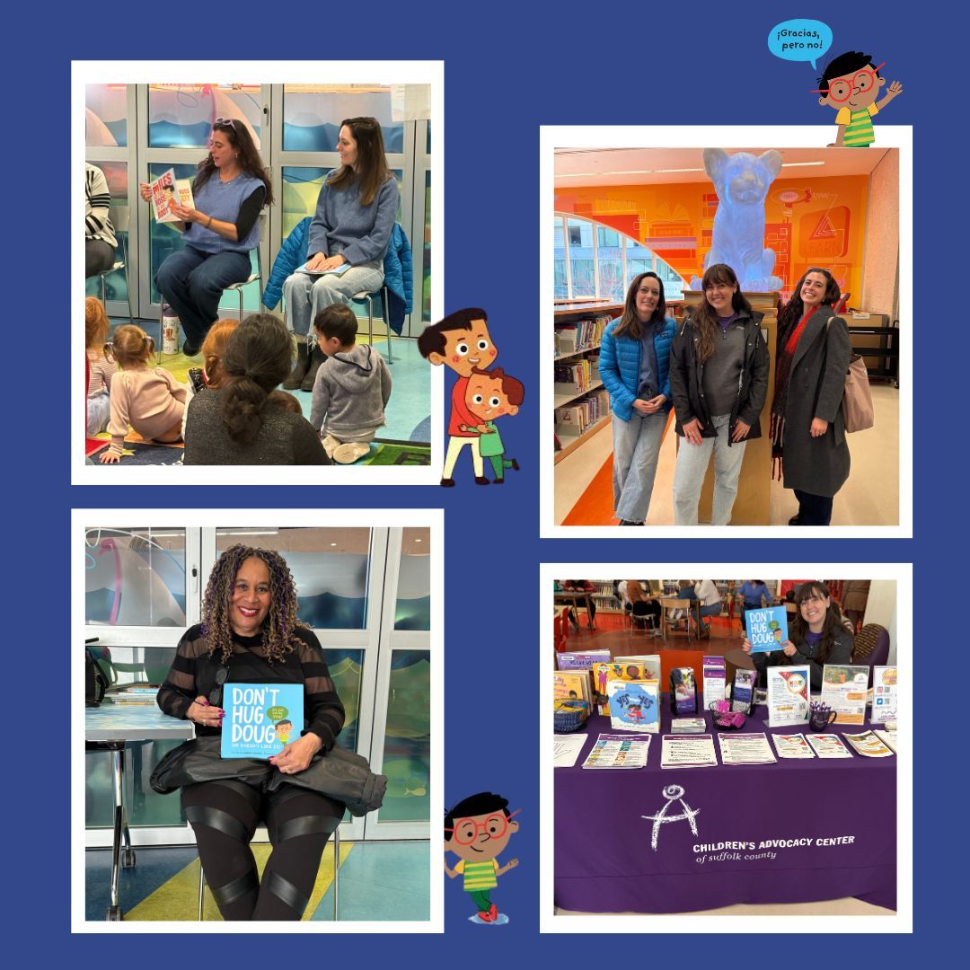 Children's Advocacy Center of Suffolk County (@suffolkcac) on Twitter photo The next stop in our #BodySafetyStoryTime series is <a href="/BPLboston/">Boston Public Library</a>'s Children's Library! Our team had so much fun reading "Don't Hug Doug" in both English & Spanish, as well as "Miles is the Boss of His Body," for 2 story times! We'll be visiting <a href="/LibraryRevere/">Revere Public Library</a> & BPL Grove Hall next! The next stop in our #BodySafetyStoryTime series is <a href="/BPLboston/">Boston Public Library</a>'s Children's Library! Our team had so much fun reading "Don't Hug Doug" in both English & Spanish, as well as "Miles is the Boss of His Body," for 2 story times! We'll be visiting <a href="/LibraryRevere/">Revere Public Library</a> & BPL Grove Hall next!