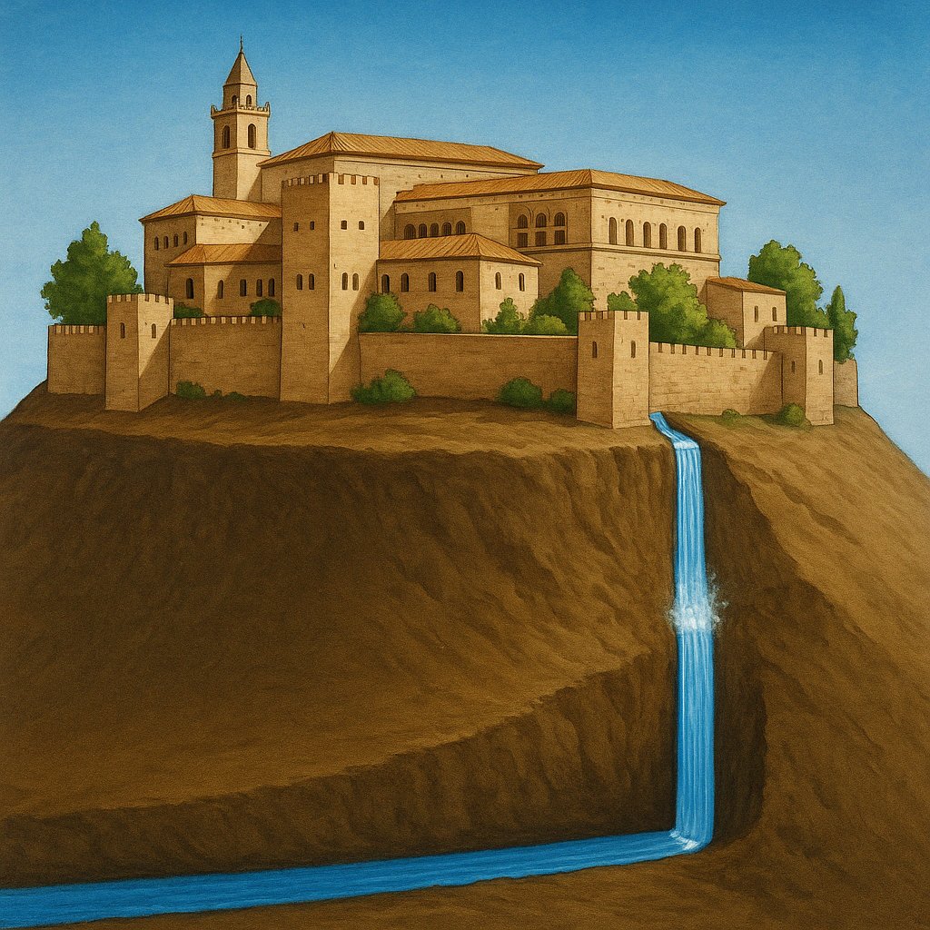 في عام 1238، نجح مهندسو الحضارة الإسلامية في  غرناطة من إنجاز أعظم إنجاز في تاريخ العصور الوسطى:

لقد بنوا نظامًا مائيًا مستدامًا على ارتفاع 200 متر فوق الجبل.

لكن ما أنشأوه بعد ذلك كاد أن يدمر الفيزياء إلى الأبد.

إليك القصة الكاملة: