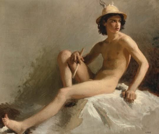 Isidore Pils ( 1813-1875 ) 
study of Mercury