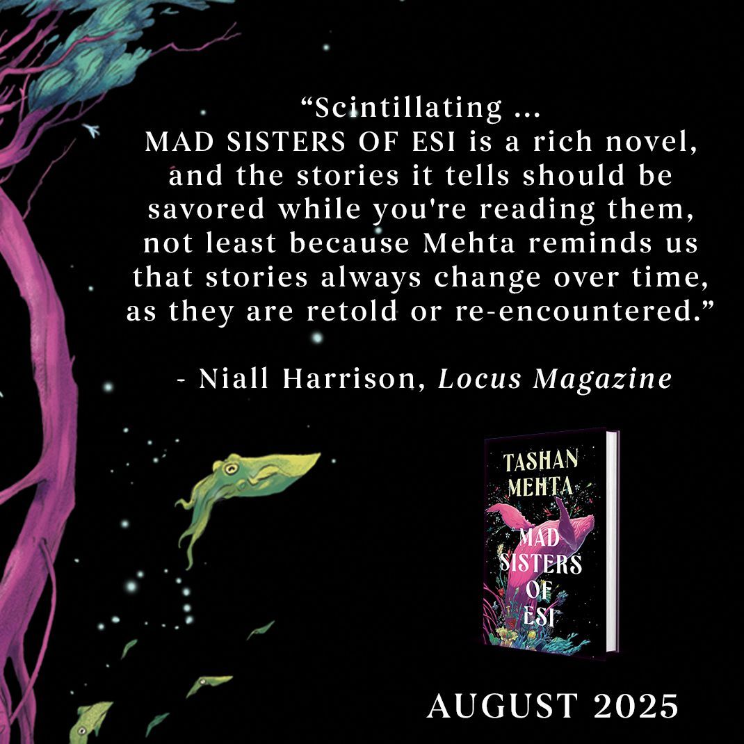 Are you looking for a dream-like fantasy? MAD SISTERS OF ESI is the book for you to get lost in. A story about belonging, sisterhood, and memory, told through multiple POVs, such, this novel with fascinating architecture will have you wishing for more. 

buff.ly/ZMiY4rz