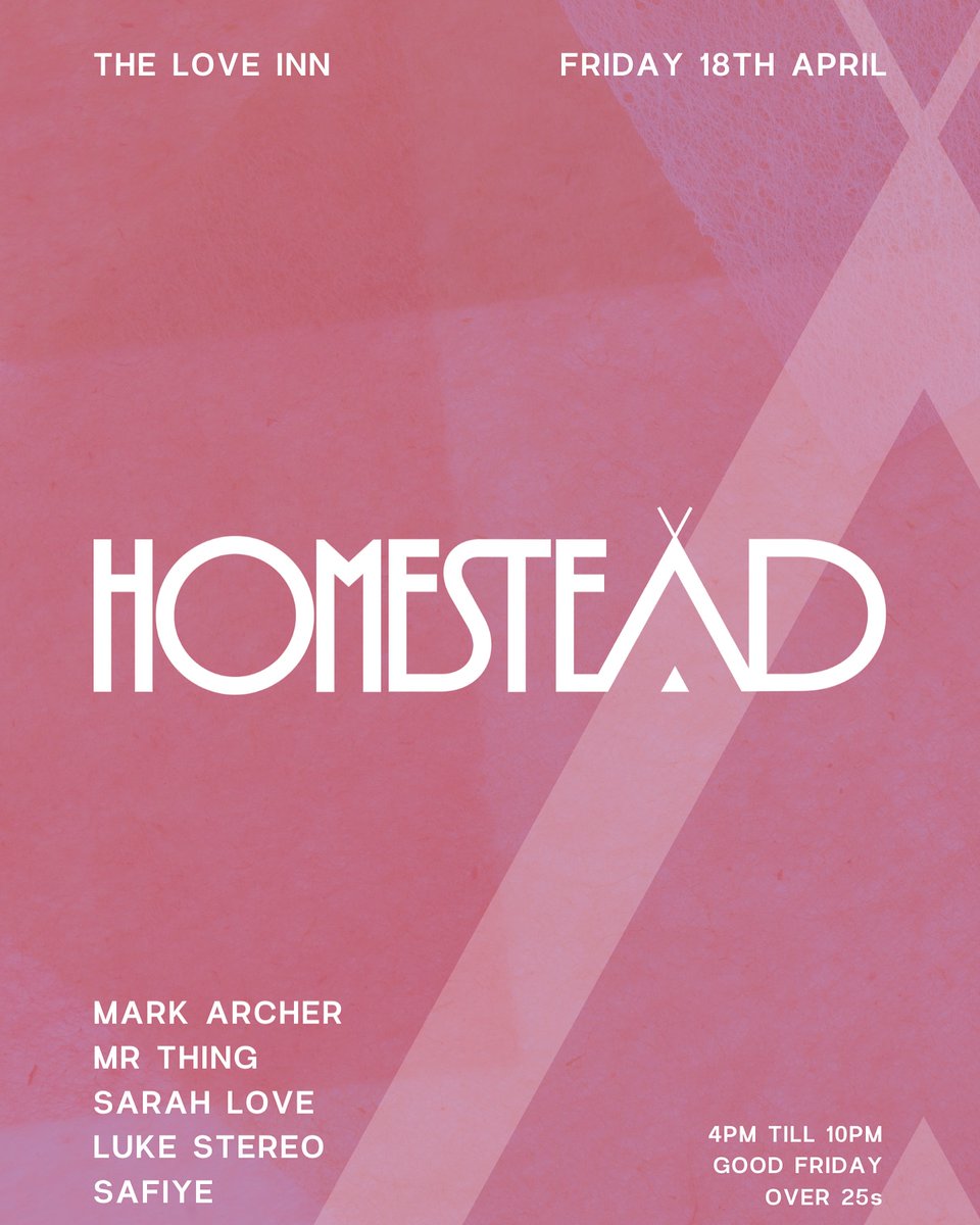 NLA ARTISTS (@nla_artists) on Twitter photo TONIGHT - Homestead at the Love Inn Bristol
<a href="/mark_archer/">mark archer</a> (<a href="/WeAreAltern8/">Altern 8</a> )
Mr Thing (Scratch Perverts)
<a href="/DJSarahLove/">DJ Sarah Love</a> (BBC Radio 1 Xtra)
Safiye (Paradisco)
<a href="/lukestereodj/">LukeStereo</a>
TICKETS : headfirstbristol.co.uk/whats-on/the-l… TONIGHT - Homestead at the Love Inn Bristol
<a href="/mark_archer/">mark archer</a> (<a href="/WeAreAltern8/">Altern 8</a> )
Mr Thing (Scratch Perverts)
<a href="/DJSarahLove/">DJ Sarah Love</a> (BBC Radio 1 Xtra)
Safiye (Paradisco)
<a href="/lukestereodj/">LukeStereo</a>
TICKETS : headfirstbristol.co.uk/whats-on/the-l…