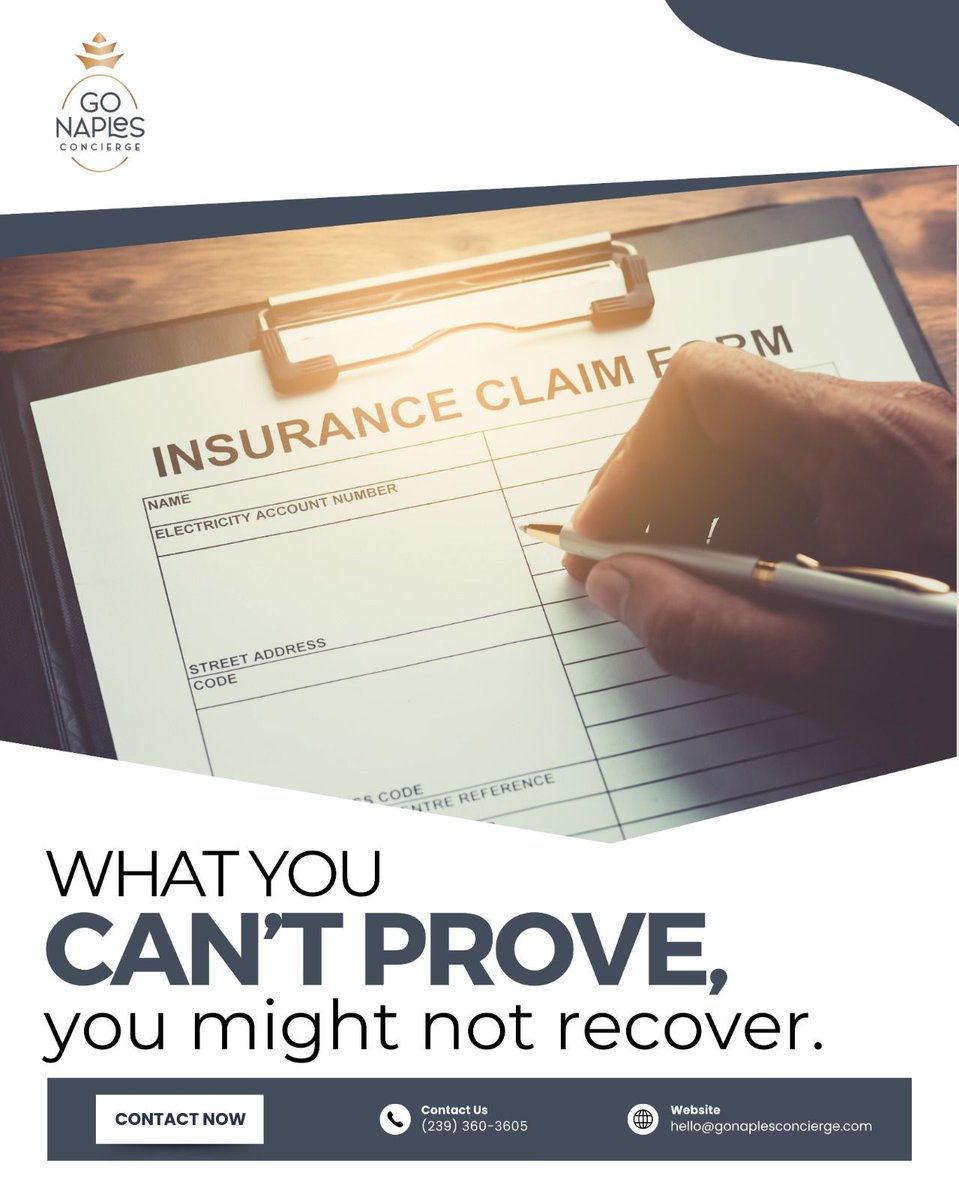 gonapleshome's tweet image. If you ever need to file a home insurance claim, having proof of what you own can save you time, money—and a huge headache.

👉 Protect your home and your claim. Let us create your inventory before you leave.
buff.ly/S5So7im
.
#HomeInventory #InsurancePreparedness