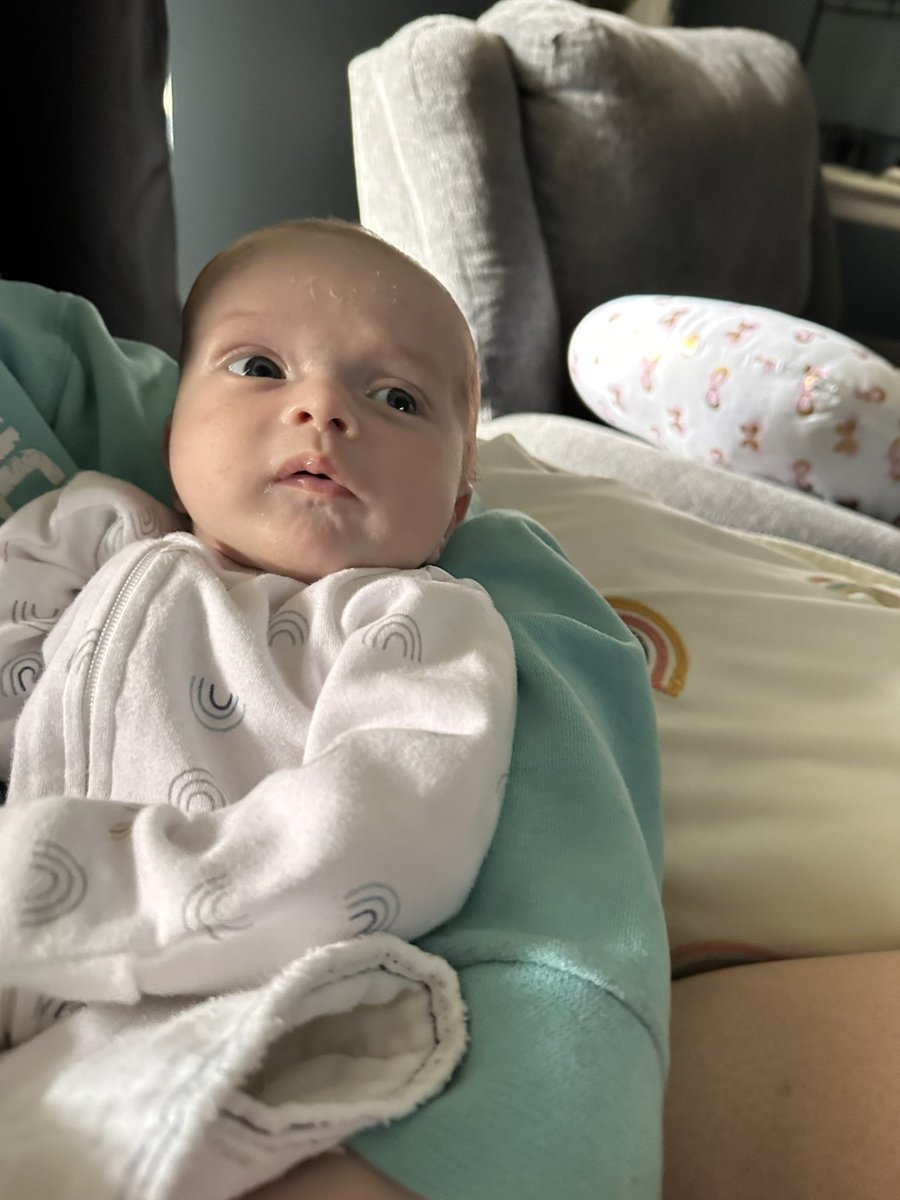 Little miss is 6 weeks old &amp; passed her hearing test today!