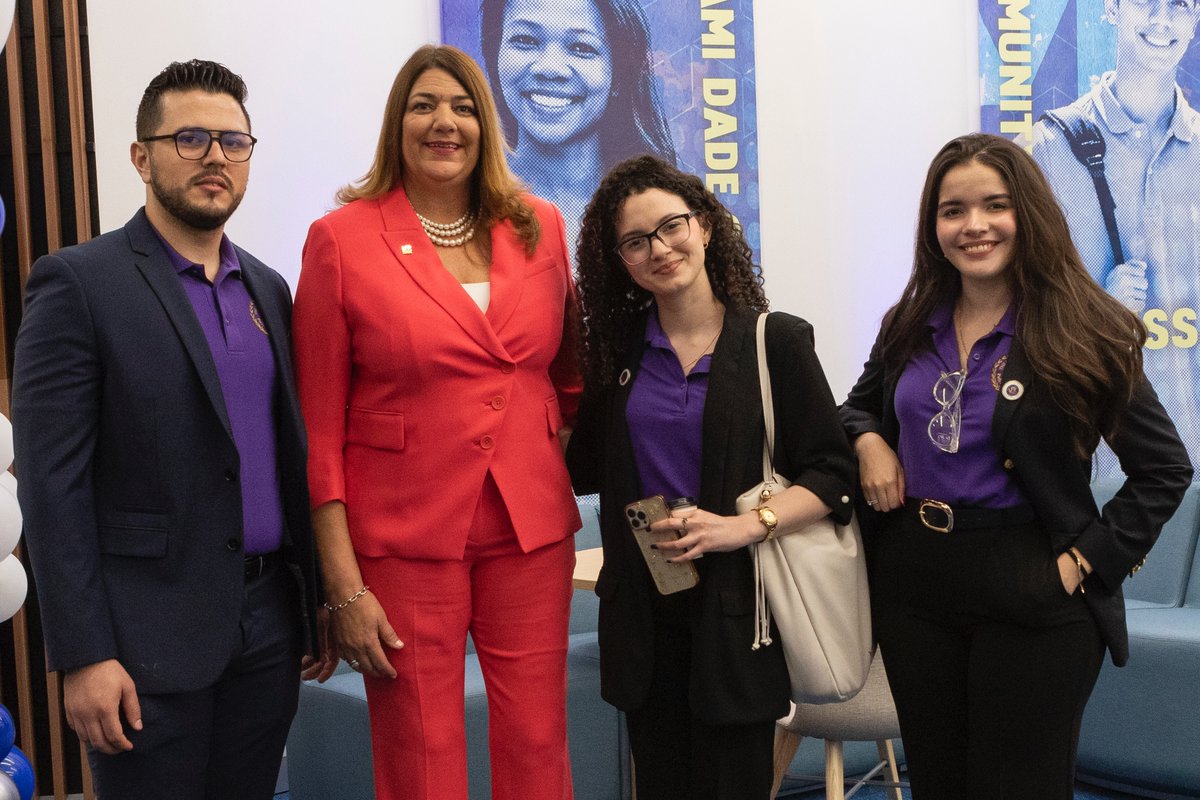 Madeline Pumariega (@mdcpresident) on Twitter photo Everything we do at <a href="/MDCollege/">Miami Dade College</a> is rooted in putting students first, and the new student life space at our Wolfson Campus reflects that commitment. Designed to foster connection, inspire creativity, and support student success both inside and outside the classroom, this space is Everything we do at <a href="/MDCollege/">Miami Dade College</a> is rooted in putting students first, and the new student life space at our Wolfson Campus reflects that commitment. Designed to foster connection, inspire creativity, and support student success both inside and outside the classroom, this space is