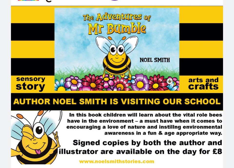 Author Noel Smith will visit Year 3 on May 2nd. 

We are excited for a visit from this author.