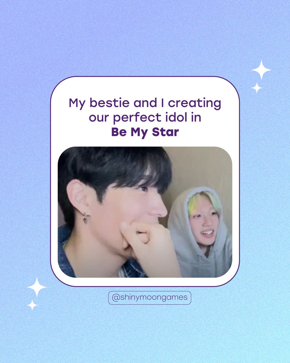 Hours of careful styling, debating over hair colors, and choosing the ultimate stage outfit… all to finally make them look like your bias! 💜
Which one will you create first when Be My Star launches? 👀🎮

#kpop #kpopidol #kpopedit #indiegames #gamecreation #gamedesign
