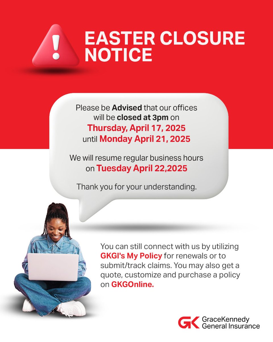 Please be advised that our offices will be closed for the Easter holidays from 3PM Thursday, April 17 to Monday, April 21, 2025. We will reopen on Tuesday, April 22.  Wishing you a restful and peaceful Easter weekend!