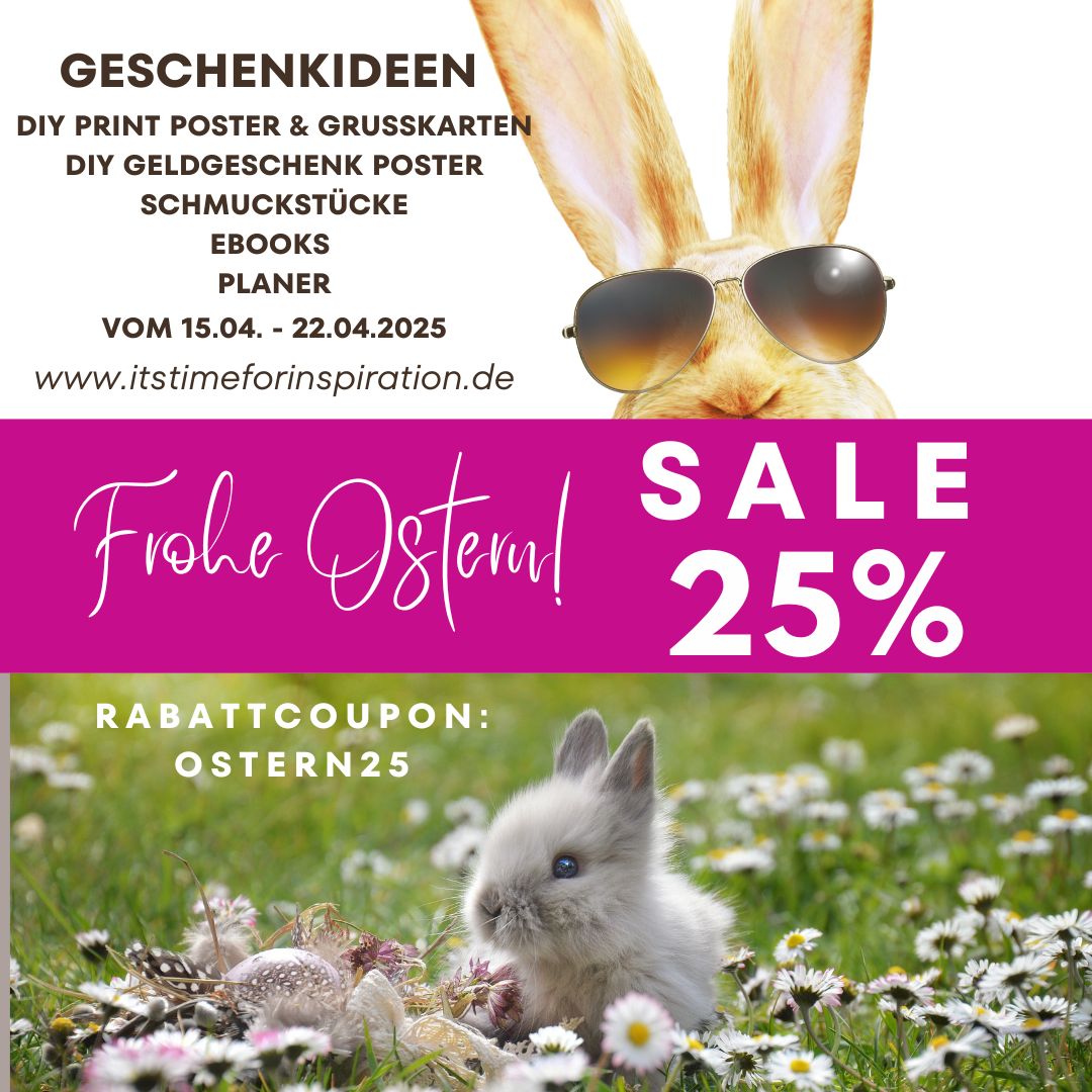 BlogItstimefor's tweet image. Oster-Sale Special! 
Shop It´s time for Inspiration:
itstimeforinspiration.de/shop/geldgesch…

#OsterSale #DIYLove #PrintableArt #Grußkarten #PlanerLiebe #eBooks #Schmuckdesign #Geschenkideen #Frühlingserwachen #SaleTime #HandgemachtMitLiebe #Designliebe #Ostern2025 #Osterfreude #Osterdeko