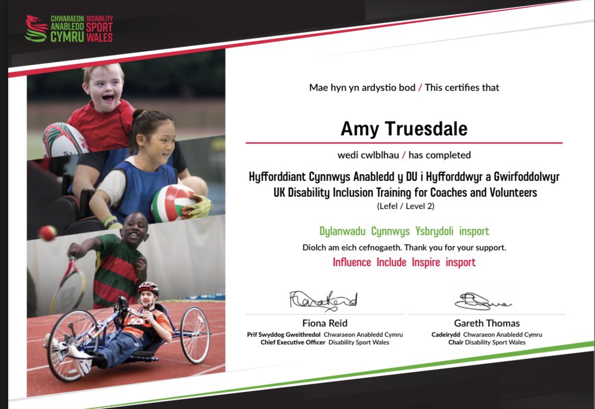 Amy Truesdale MBE (@amytruesdale1) on Twitter photo I am passionate about promoting diversity and inclusion and this course has been beneficial in being adaptable in my coaching practice.
Diversity and inclusion aren’t just buzzwords,they are the foundation for stronger, more innovative communities.
<a href="/FDSW/">DisabilitySportWales</a> I am passionate about promoting diversity and inclusion and this course has been beneficial in being adaptable in my coaching practice.
Diversity and inclusion aren’t just buzzwords,they are the foundation for stronger, more innovative communities.
<a href="/FDSW/">DisabilitySportWales</a>