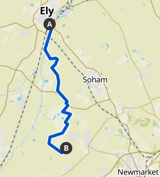 Reach Fair is on Bank Holiday Monday 5 May this year. As  usual, areas for cycle parking will be provided. Have you  considered cycling from Ely? The ride follows National Cycle Network route 11  alongside the river then across Wicken Fen, just short of 13 miles.