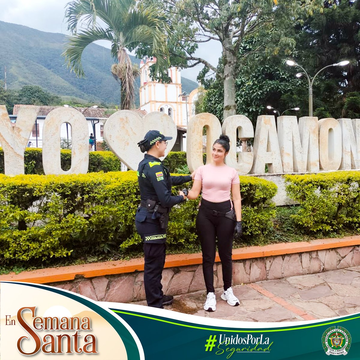 PoliciaStander's tweet photo. 👮‍♀️✨Durante esta #SemanaSanta, seguimos trabajando #UnidosPorLaSeguridad de todos.
En #Ocamonte, nuestros policías acompañan y orientan a propios y visitantes para que disfruten unas vacaciones tranquilas y seguras.
¡Tu seguridad es nuestra prioridad! 🙌 https://t.co/EDk1iKeJzF