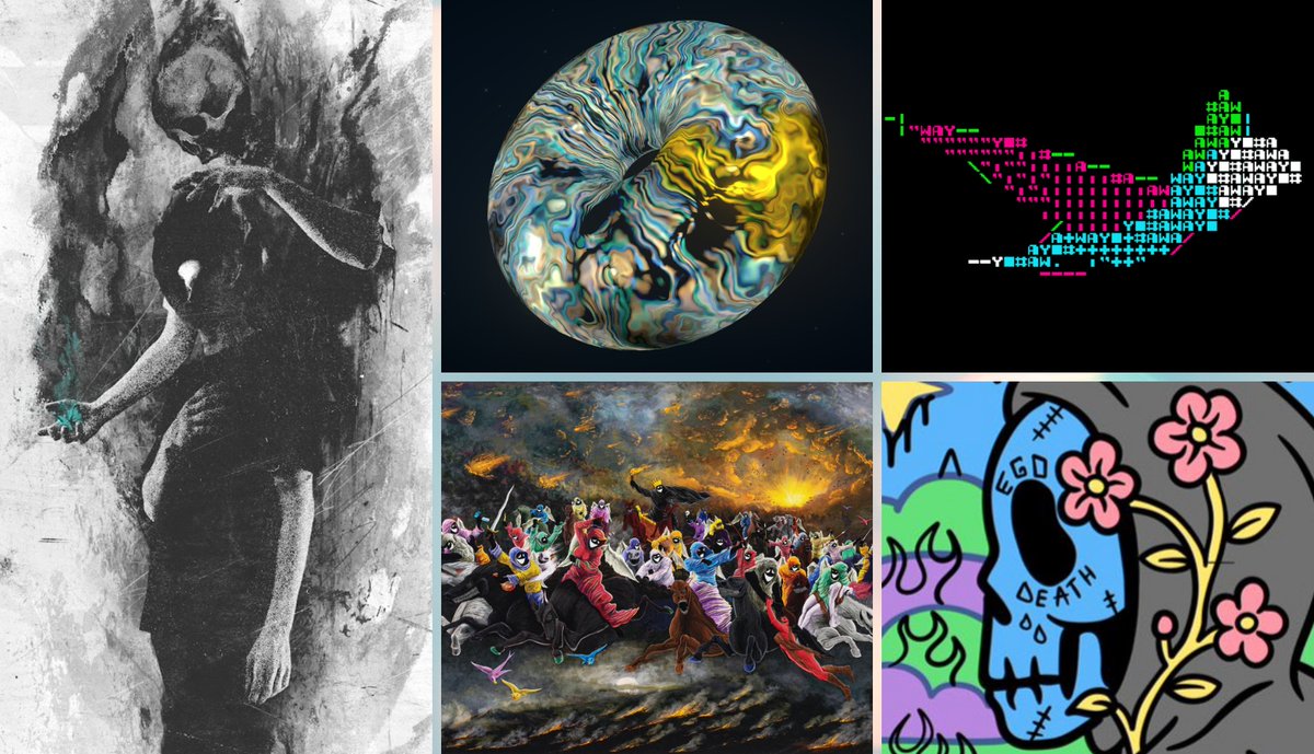 We're back with this week's All Eyes on Art! 🎨                     

Here are the upcoming art collections you won't want to miss, compiled by <a href="/SteveMiller_PHX/">Steven Miller</a> ↓    

Featuring:
<a href="/refikanadol/">Refik Anadol</a>
<a href="/otherworld_xx/">Other World</a>
<a href="/newrafael/">Rafaël Rozendaal 🪑</a>
<a href="/Sothebysverse/">Sotheby's Metaverse</a> 
<a href="/bottoproject/">Botto</a>
<a href="/EmpressTrash/">Empress Trash 🌈🖤</a> 
<a href="/SkiluxDesigns/">𝐒𝐤𝐢𝐥𝐮𝐱</a>