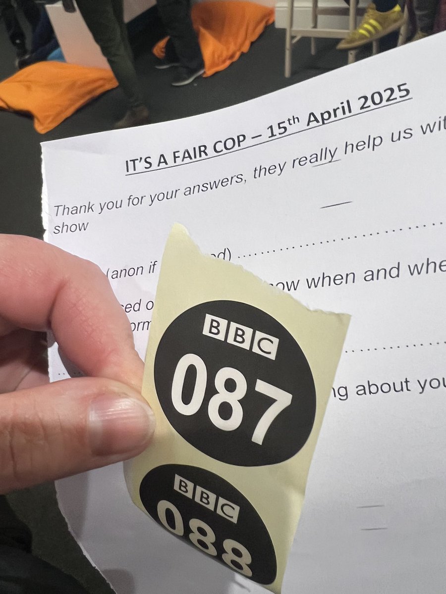 Stuart5646's tweet image. Brilliant to be at the @BBCRadio4 recording of @alfiemoore new series of It’s a fair Cop
