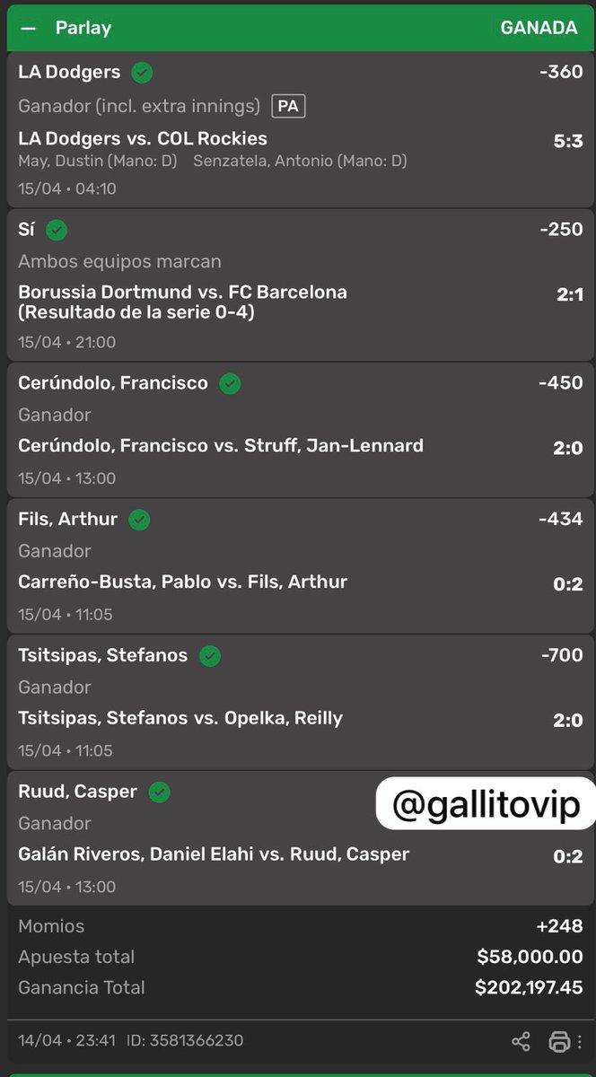 Gallito🐓(Apuestas) tweet media