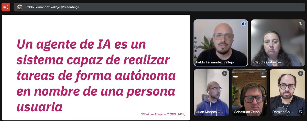 Estamos transmitiendo en vivo en Youtube nuestra primer charla Virtual de la comunidad UX—IA

youtube.com/live/hsCANztAd…