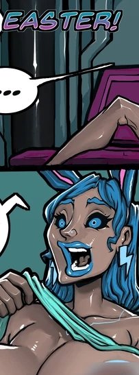 New uncensored Easter comic on my Patreon.com/xxxbattery