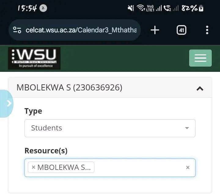Sammybapela's tweet photo. WSU spokesperson claims the deceased was not a registered student, yet he has a timetable on the system. #JusticeforSisonke #rashford https://t.co/KPTcS5lc3m