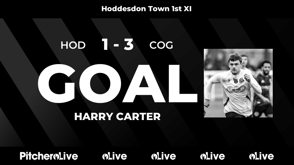 HoddesdonTownFC's tweet photo. 70': Harry Carter scores for Hoddesdon Town 🙌
#HODCOG #Pitchero
https://t.co/gtaXgBJXT0 https://t.co/HpHmzqEKD8