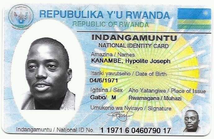 Il fait même ses voyages avec le passeport Rwandai