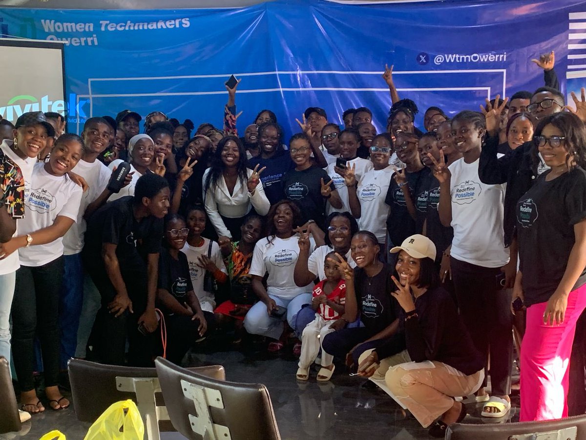 techy_koko's tweet image. Still buzzing with excitement from anchoring the Women Techmakers Owerri event themed “Redefine Possible” for #IWD2025! 🥰

The stories, the energy, the drive to push boundaries🔥 it was all so real and inspiring.
Grateful to be part of something so meaningful.

#WTMOwerri