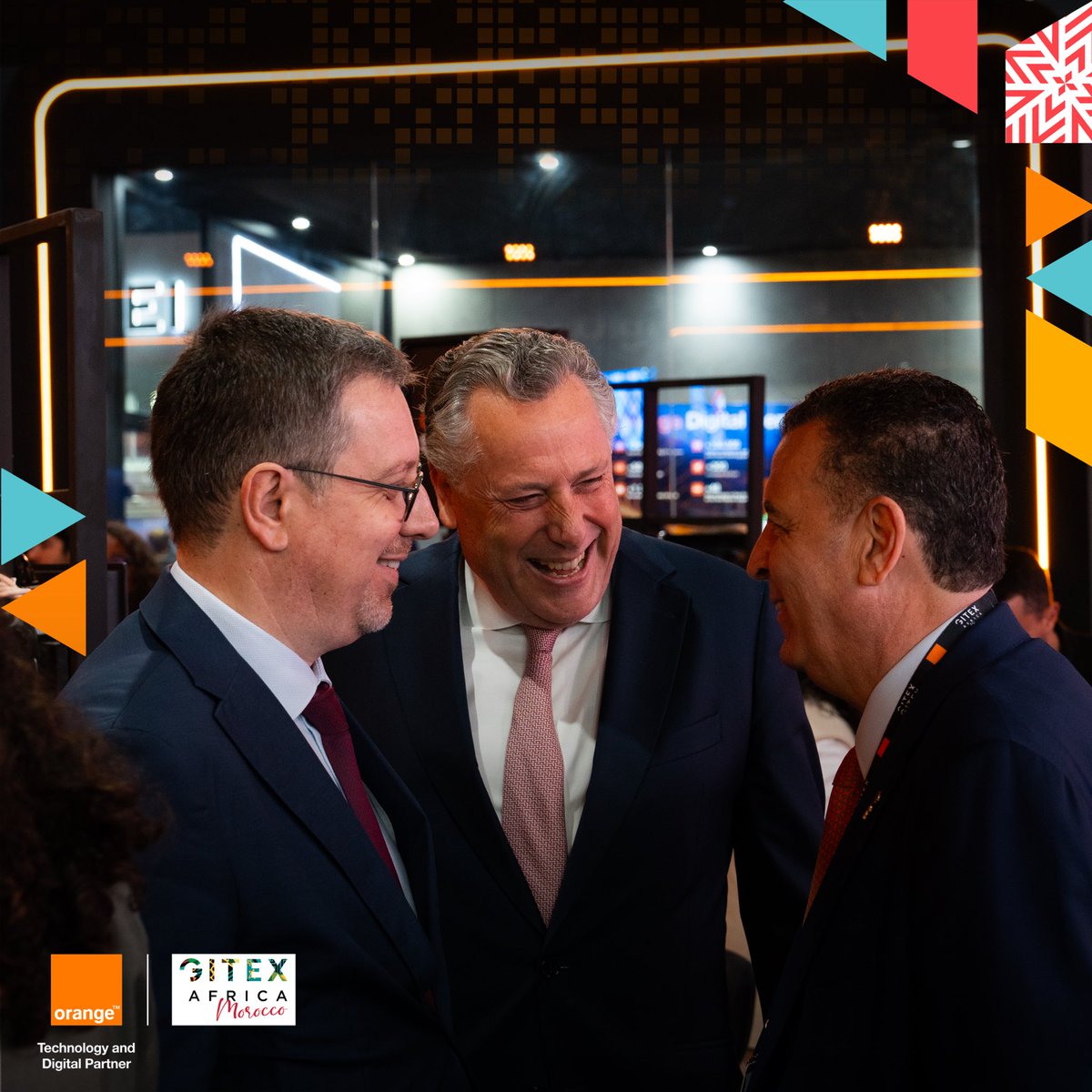 Orange Maroc (@orangemaroc) on Twitter photo Un moment fort de cette deuxième journée au <a href="/GITEXAfrica/">GITEX AFRICA</a> Africa 2025.
Nous avons eu le plaisir d’accueillir sur notre stand Madame Amal El Fallah Seghrouchni, Ministre déléguée auprès du Chef du Gouvernement, chargée de la Transition numérique et de la Réforme de Un moment fort de cette deuxième journée au <a href="/GITEXAfrica/">GITEX AFRICA</a> Africa 2025.
Nous avons eu le plaisir d’accueillir sur notre stand Madame Amal El Fallah Seghrouchni, Ministre déléguée auprès du Chef du Gouvernement, chargée de la Transition numérique et de la Réforme de